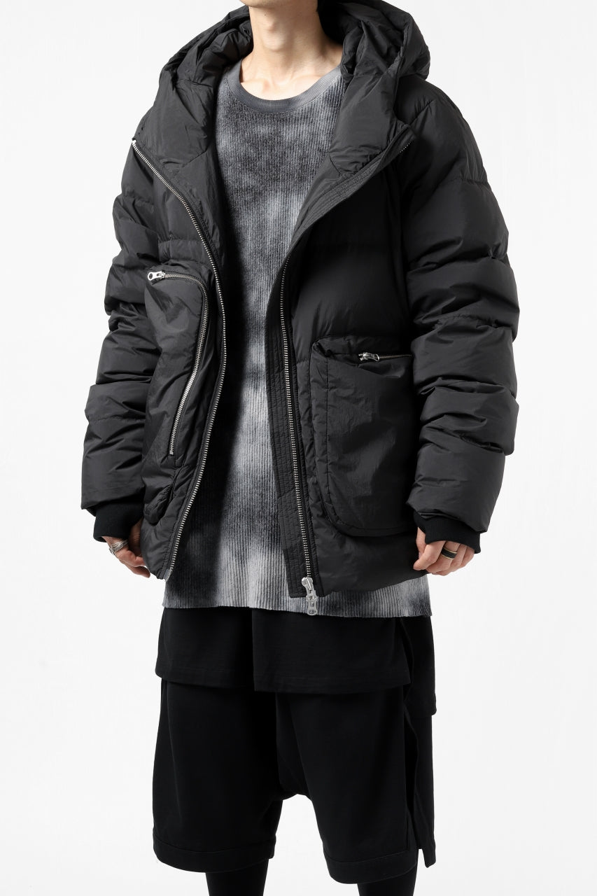 画像をギャラリービューアに読み込む, thomkrom RADICAL POCKET DOWN JACKET (BLACK)