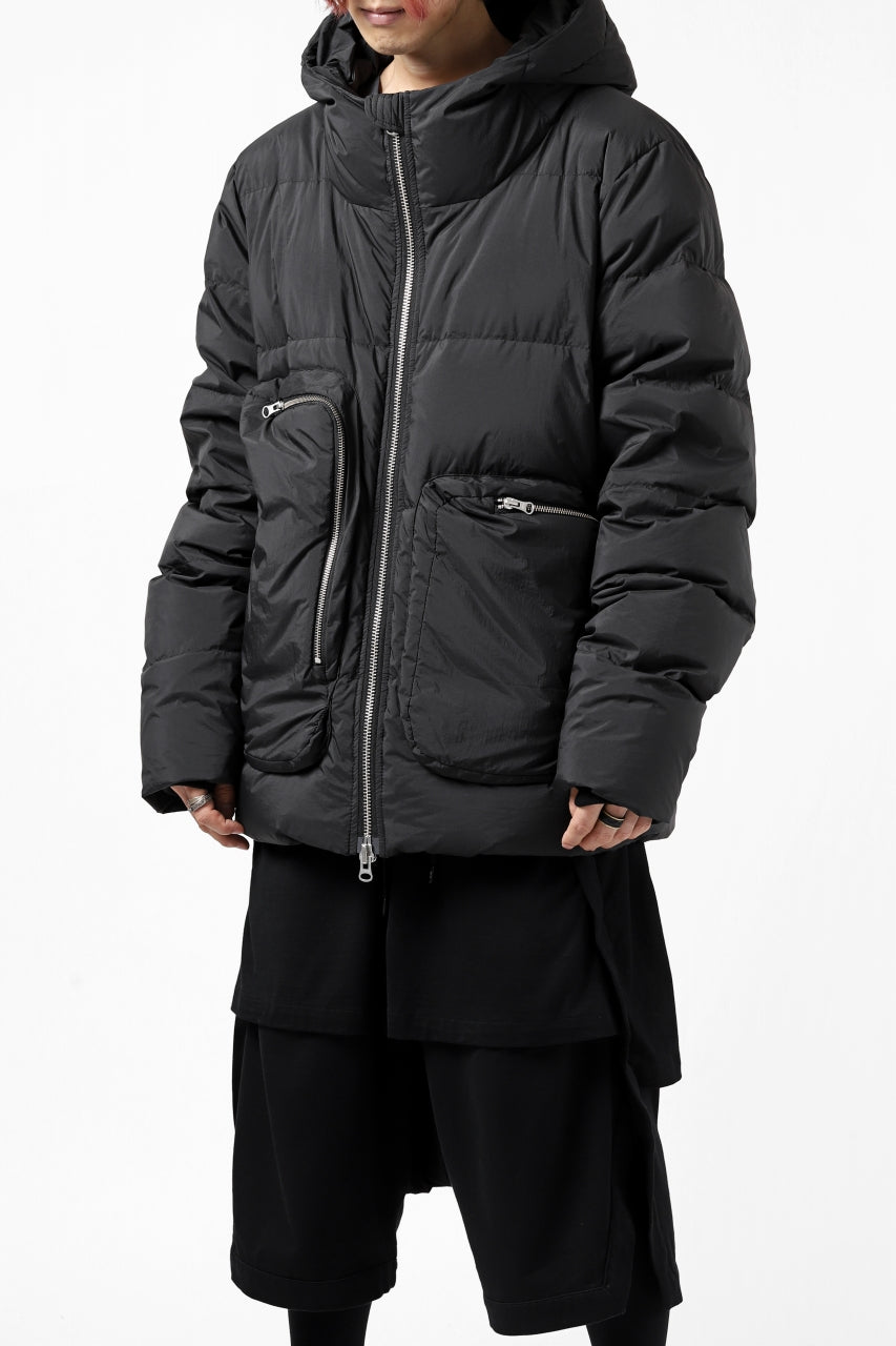 画像をギャラリービューアに読み込む, thomkrom RADICAL POCKET DOWN JACKET (BLACK)