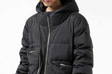画像をギャラリービューアに読み込む, thomkrom RADICAL POCKET DOWN JACKET (BLACK)