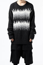 画像をギャラリービューアに読み込む, thomkrom JACQUARD KNIT PULLOVER / ALPACA WOOL (BLACK)
