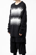 画像をギャラリービューアに読み込む, thomkrom JACQUARD KNIT PULLOVER / ALPACA WOOL (BLACK)
