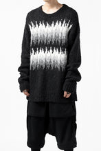 画像をギャラリービューアに読み込む, thomkrom JACQUARD KNIT PULLOVER / ALPACA WOOL (BLACK)