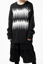 画像をギャラリービューアに読み込む, thomkrom JACQUARD KNIT PULLOVER / ALPACA WOOL (BLACK)