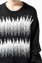 画像をギャラリービューアに読み込む, thomkrom JACQUARD KNIT PULLOVER / ALPACA WOOL (BLACK)