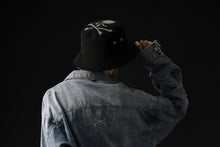 Load image into Gallery viewer, mastermind JAPAN REFLECTIVE SKULL BUCKET HAT (BLACK)