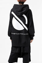 画像をギャラリービューアに読み込む, thomkrom SYMBOLIC SWEATSHIRT HOODIE / FRENCH TERRY ORGANIC (BLACK)