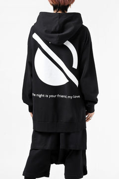 画像をギャラリービューアに読み込む, thomkrom SYMBOLIC SWEATSHIRT HOODIE / FRENCH TERRY ORGANIC (BLACK)