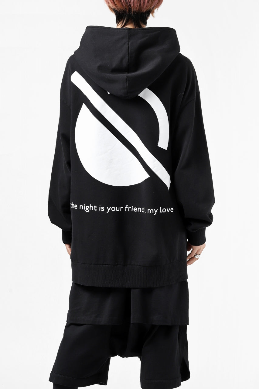 画像をギャラリービューアに読み込む, thomkrom SYMBOLIC SWEATSHIRT HOODIE / FRENCH TERRY ORGANIC (BLACK)