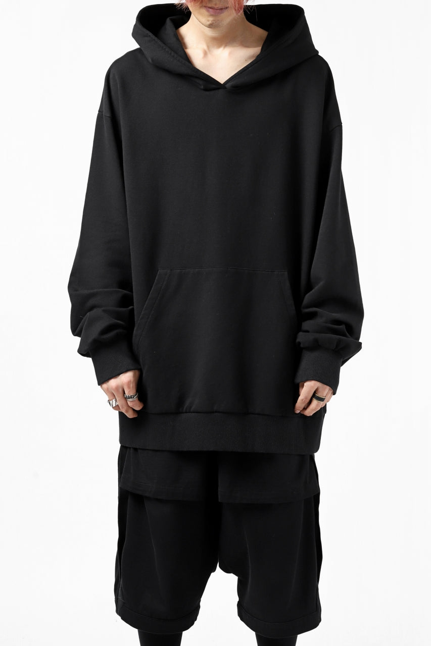 画像をギャラリービューアに読み込む, thomkrom SYMBOLIC SWEATSHIRT HOODIE / FRENCH TERRY ORGANIC (BLACK)