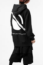 画像をギャラリービューアに読み込む, thomkrom SYMBOLIC SWEATSHIRT HOODIE / FRENCH TERRY ORGANIC (BLACK)