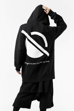 画像をギャラリービューアに読み込む, thomkrom SYMBOLIC SWEATSHIRT HOODIE / FRENCH TERRY ORGANIC (BLACK)