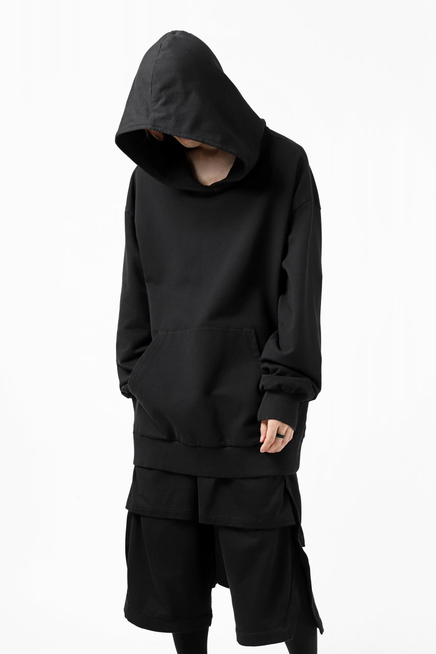 画像をギャラリービューアに読み込む, thomkrom SYMBOLIC SWEATSHIRT HOODIE / FRENCH TERRY ORGANIC (BLACK)