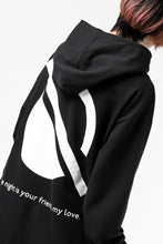 画像をギャラリービューアに読み込む, thomkrom SYMBOLIC SWEATSHIRT HOODIE / FRENCH TERRY ORGANIC (BLACK)