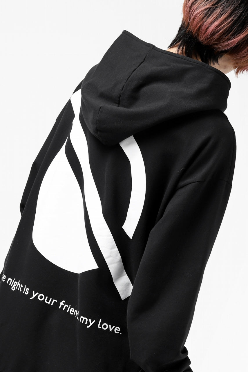 画像をギャラリービューアに読み込む, thomkrom SYMBOLIC SWEATSHIRT HOODIE / FRENCH TERRY ORGANIC (BLACK)