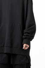 画像をギャラリービューアに読み込む, thomkrom SYMBOLIC SWEATSHIRT HOODIE / FRENCH TERRY ORGANIC (BLACK)