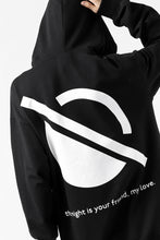 画像をギャラリービューアに読み込む, thomkrom SYMBOLIC SWEATSHIRT HOODIE / FRENCH TERRY ORGANIC (BLACK)