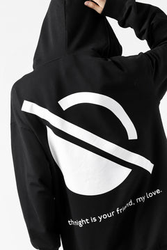 画像をギャラリービューアに読み込む, thomkrom SYMBOLIC SWEATSHIRT HOODIE / FRENCH TERRY ORGANIC (BLACK)