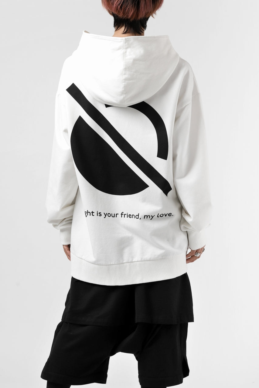 Load image into Gallery viewer, thomkrom SYMBOLIC SWEATSHIRT HOODIE / FRENCH TERRY ORGANIC (OFF WHITE)