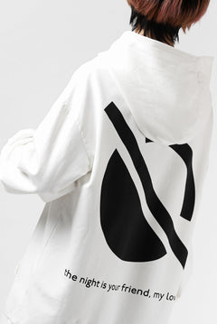 Load image into Gallery viewer, thomkrom SYMBOLIC SWEATSHIRT HOODIE / FRENCH TERRY ORGANIC (OFF WHITE)