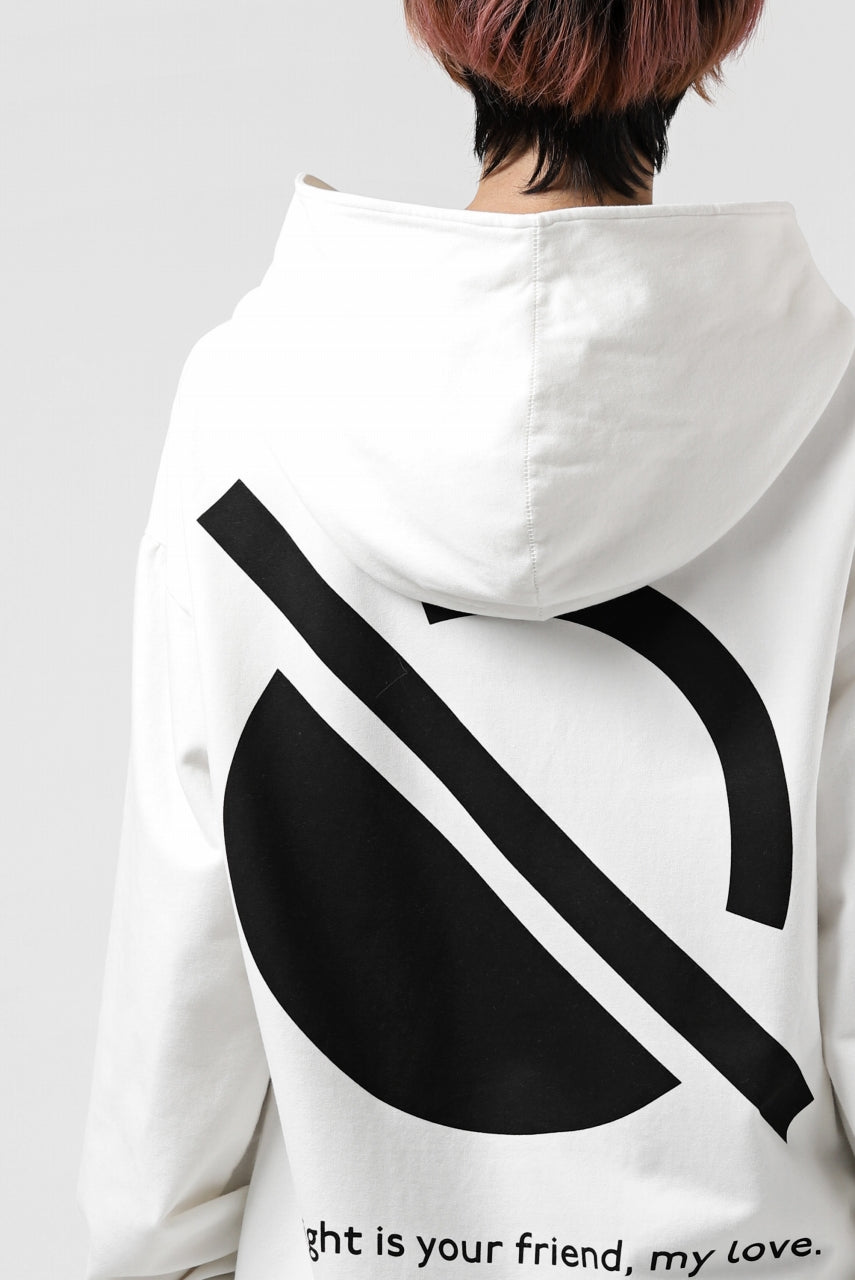 Load image into Gallery viewer, thomkrom SYMBOLIC SWEATSHIRT HOODIE / FRENCH TERRY ORGANIC (OFF WHITE)