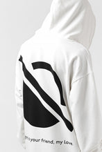 Load image into Gallery viewer, thomkrom SYMBOLIC SWEATSHIRT HOODIE / FRENCH TERRY ORGANIC (OFF WHITE)