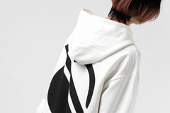 Load image into Gallery viewer, thomkrom SYMBOLIC SWEATSHIRT HOODIE / FRENCH TERRY ORGANIC (OFF WHITE)