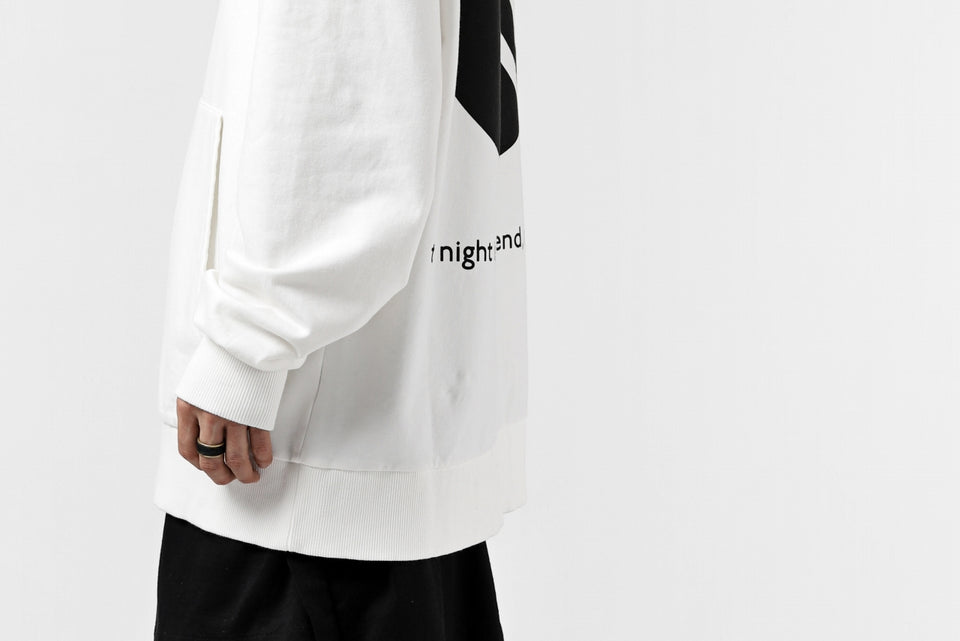 Load image into Gallery viewer, thomkrom SYMBOLIC SWEATSHIRT HOODIE / FRENCH TERRY ORGANIC (OFF WHITE)