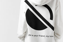 Load image into Gallery viewer, thomkrom SYMBOLIC SWEATSHIRT HOODIE / FRENCH TERRY ORGANIC (OFF WHITE)