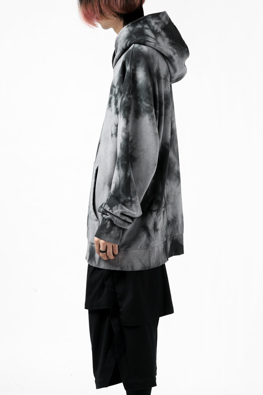 画像をギャラリービューアに読み込む, thomkrom DYEING SWEATSHIRT HOODIE / FRENCH TERRY ORGANIC (MARBLE T109)