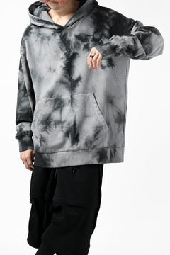 画像をギャラリービューアに読み込む, thomkrom DYEING SWEATSHIRT HOODIE / FRENCH TERRY ORGANIC (MARBLE T109)