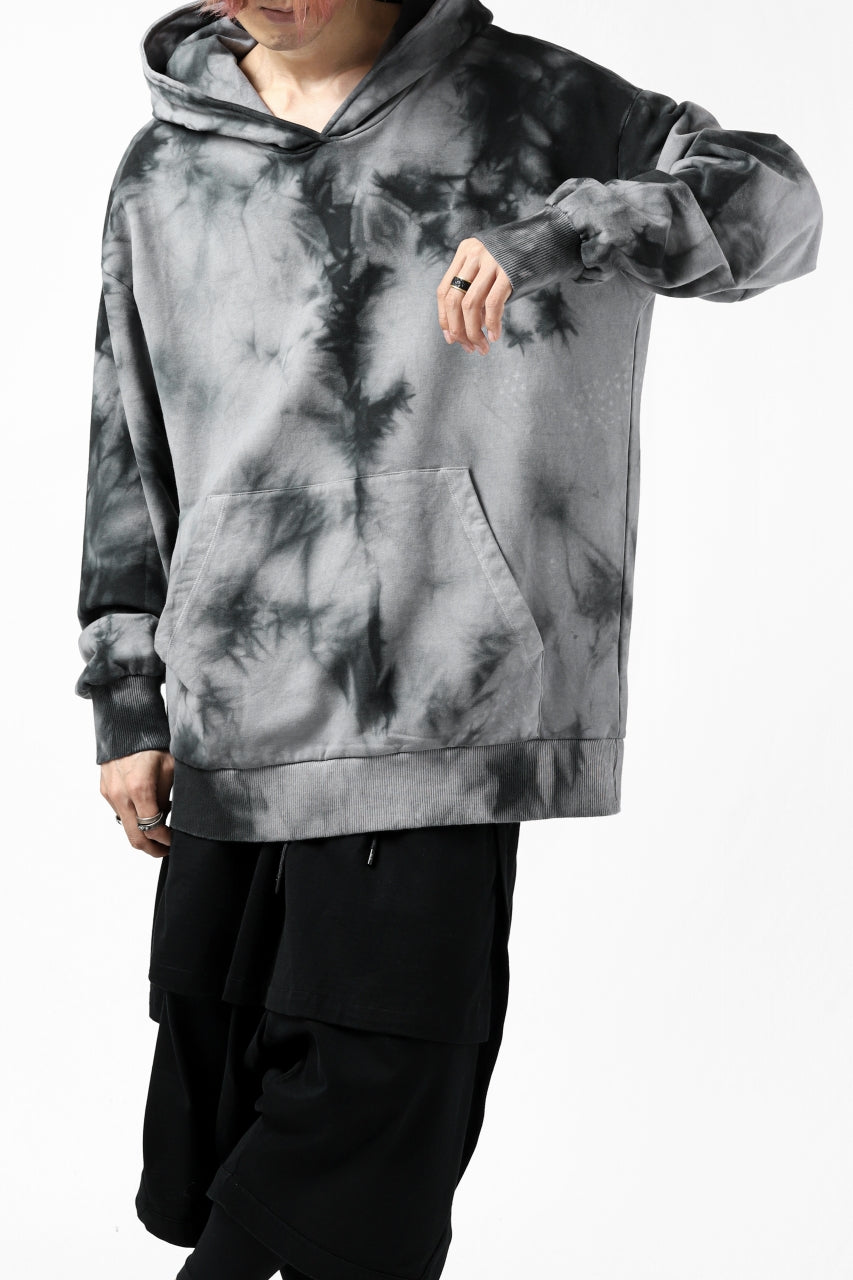 画像をギャラリービューアに読み込む, thomkrom DYEING SWEATSHIRT HOODIE / FRENCH TERRY ORGANIC (MARBLE T109)