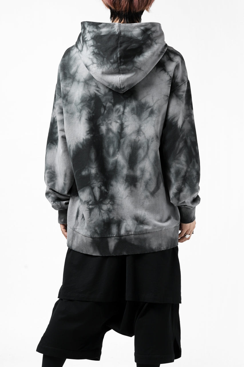 画像をギャラリービューアに読み込む, thomkrom DYEING SWEATSHIRT HOODIE / FRENCH TERRY ORGANIC (MARBLE T109)