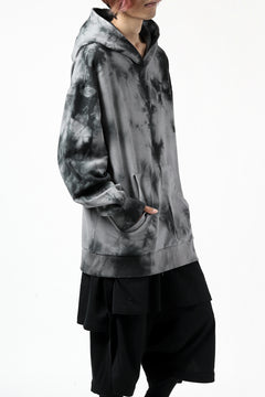 画像をギャラリービューアに読み込む, thomkrom DYEING SWEATSHIRT HOODIE / FRENCH TERRY ORGANIC (MARBLE T109)