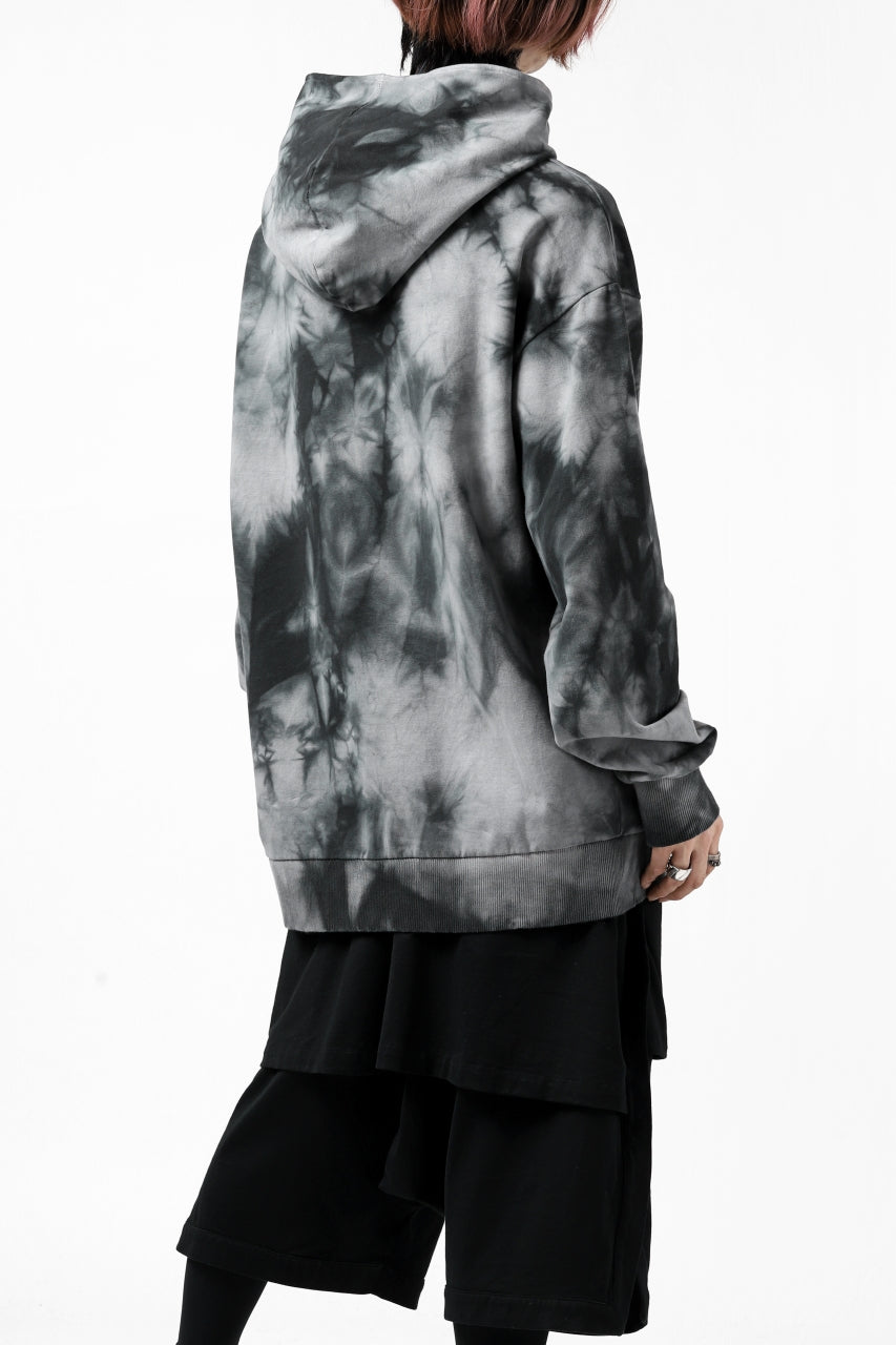 画像をギャラリービューアに読み込む, thomkrom DYEING SWEATSHIRT HOODIE / FRENCH TERRY ORGANIC (MARBLE T109)