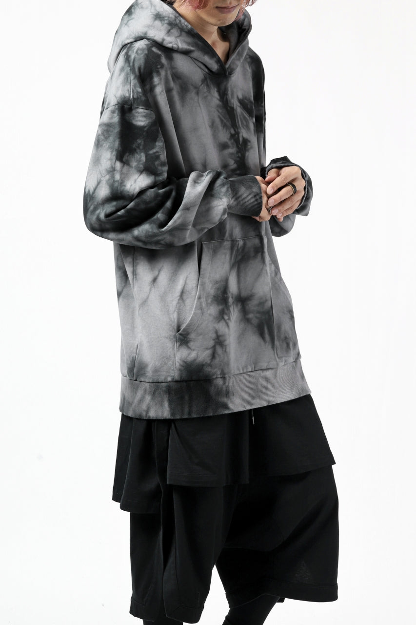 画像をギャラリービューアに読み込む, thomkrom DYEING SWEATSHIRT HOODIE / FRENCH TERRY ORGANIC (MARBLE T109)