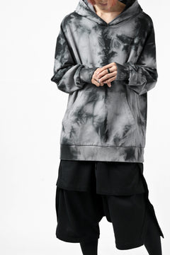画像をギャラリービューアに読み込む, thomkrom DYEING SWEATSHIRT HOODIE / FRENCH TERRY ORGANIC (MARBLE T109)