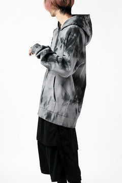 画像をギャラリービューアに読み込む, thomkrom DYEING SWEATSHIRT HOODIE / FRENCH TERRY ORGANIC (MARBLE T109)