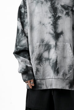 画像をギャラリービューアに読み込む, thomkrom DYEING SWEATSHIRT HOODIE / FRENCH TERRY ORGANIC (MARBLE T109)