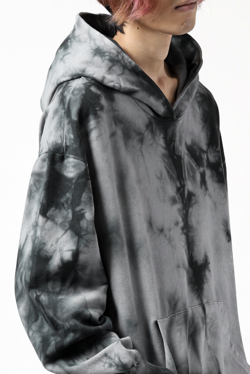 画像をギャラリービューアに読み込む, thomkrom DYEING SWEATSHIRT HOODIE / FRENCH TERRY ORGANIC (MARBLE T109)