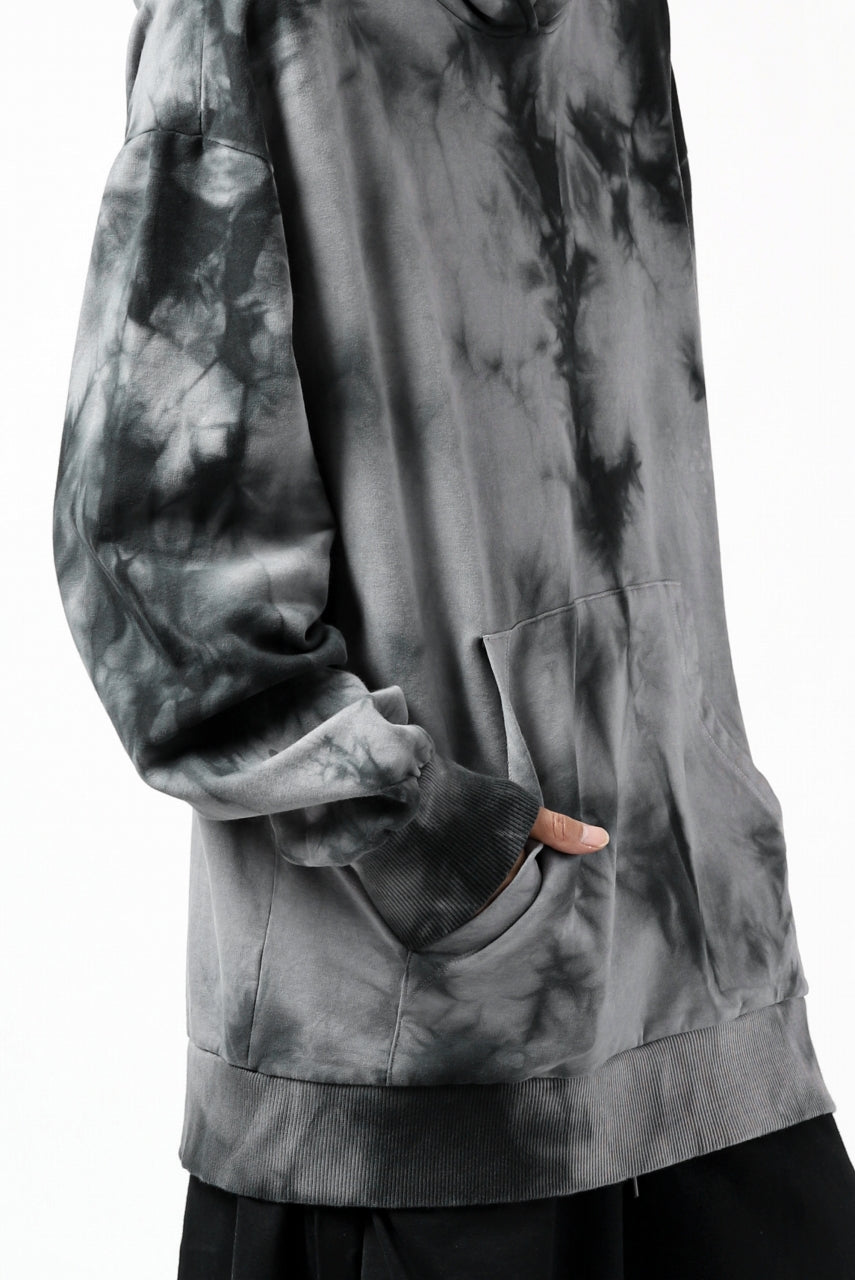 画像をギャラリービューアに読み込む, thomkrom DYEING SWEATSHIRT HOODIE / FRENCH TERRY ORGANIC (MARBLE T109)