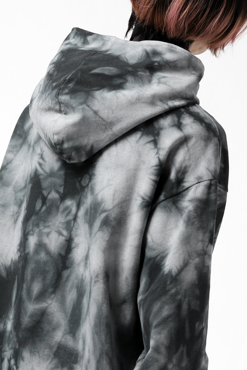 画像をギャラリービューアに読み込む, thomkrom DYEING SWEATSHIRT HOODIE / FRENCH TERRY ORGANIC (MARBLE T109)