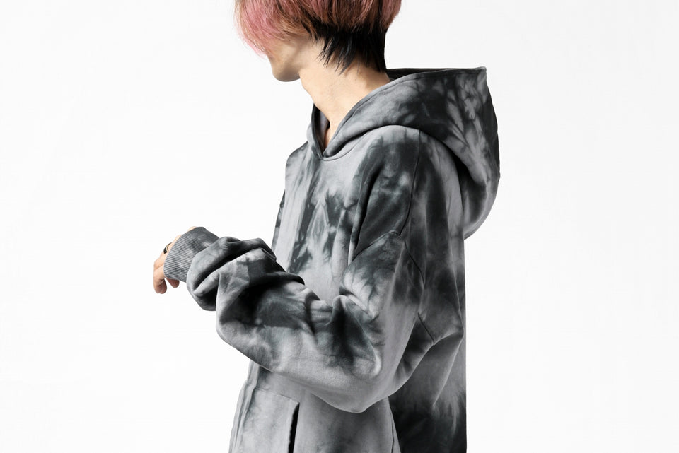 画像をギャラリービューアに読み込む, thomkrom DYEING SWEATSHIRT HOODIE / FRENCH TERRY ORGANIC (MARBLE T109)