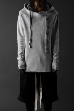 画像をギャラリービューアに読み込む, thomkrom PAINT DYED PULL OVER PARKA / OVER LOCKED (OFF WHITE)