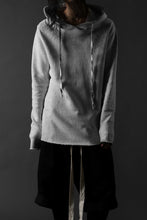 画像をギャラリービューアに読み込む, thomkrom PAINT DYED PULL OVER PARKA / OVER LOCKED (OFF WHITE)