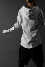 画像をギャラリービューアに読み込む, thomkrom PAINT DYED PULL OVER PARKA / OVER LOCKED (OFF WHITE)