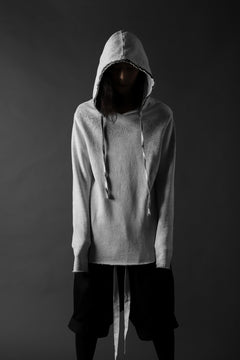 画像をギャラリービューアに読み込む, thomkrom PAINT DYED PULL OVER PARKA / OVER LOCKED (OFF WHITE)