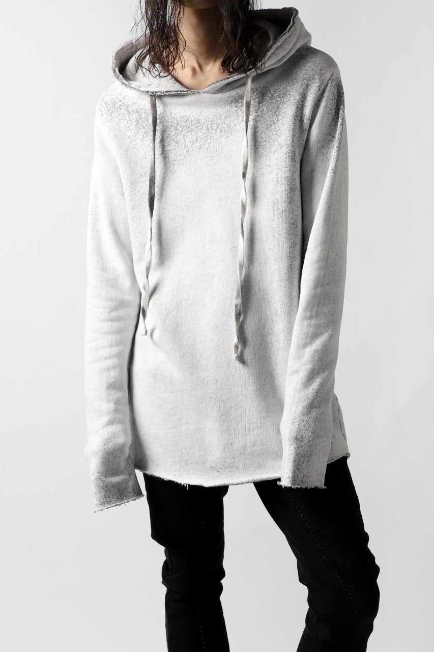 画像をギャラリービューアに読み込む, thomkrom PAINT DYED PULL OVER PARKA / OVER LOCKED (OFF WHITE)