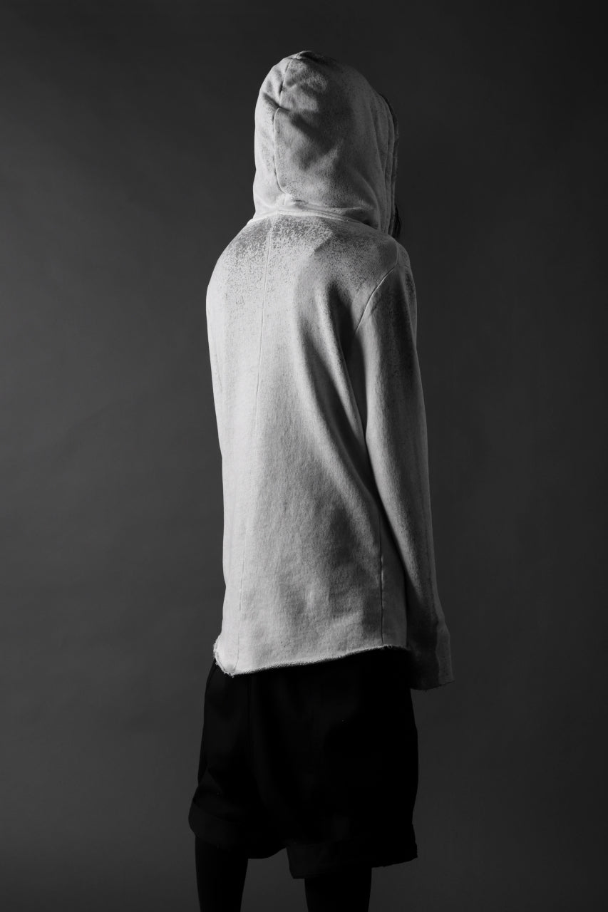 画像をギャラリービューアに読み込む, thomkrom PAINT DYED PULL OVER PARKA / OVER LOCKED (OFF WHITE)