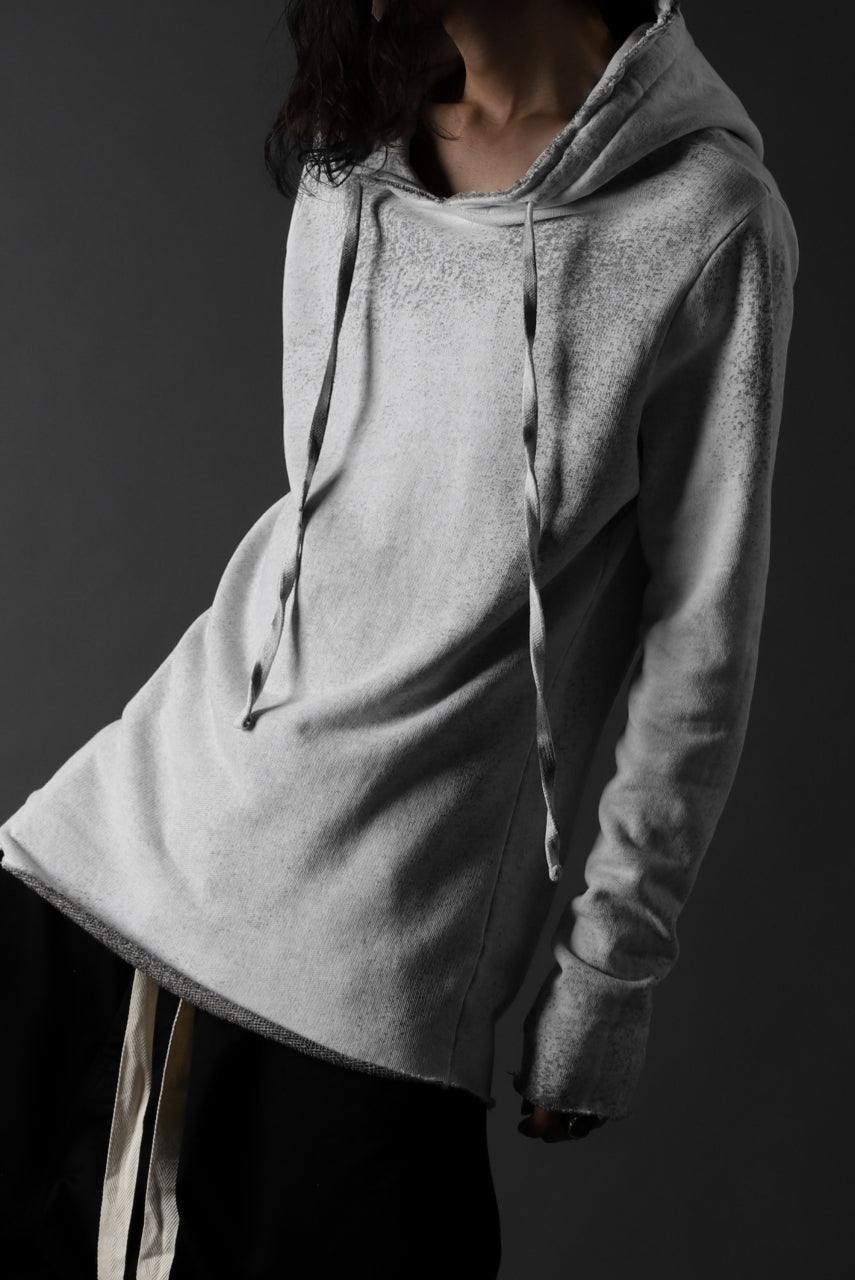 画像をギャラリービューアに読み込む, thomkrom PAINT DYED PULL OVER PARKA / OVER LOCKED (OFF WHITE)