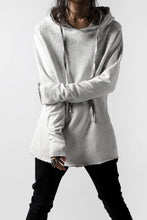 画像をギャラリービューアに読み込む, thomkrom PAINT DYED PULL OVER PARKA / OVER LOCKED (OFF WHITE)